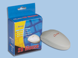 Rat�n (Mouse) Omega PS2 de tres botones Beige