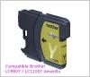 Compatible Brother LC980Y / LC1100Y Amarillo