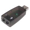 Adaptador de audio USB 2.0 con plug de micr�fono y audifono