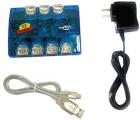 Concentrador USB (Hub) 7 puertos con alimentacion - SBT-UHPA