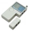 Probador de cables de RED - Tester RJ45, RJ12, RJ11 y BNC 351911