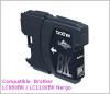 Compatible Brother LC980BK / LC1100BK Negro