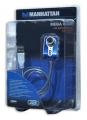 C�mara Web Manhattan 460415 1.3Mp flexible con leds IR y blanco