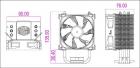 Fan Cooler de CPU Cooler Master Hyper TX3