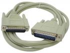 Cable de Datos DB25 Macho a DB25 Macho 1.8m