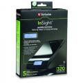 Disco Duro 320 Gb USB Verbatim Insight 96925 con LCD
