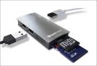Concentrador USB (Hub) 4 puertos y lector de mem. EUHC-42C PROTE
