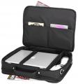 Maletin de 17" Sumdex poli�ster negro PON-303