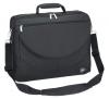 Maletin de 17" Sumdex poli�ster negro PON-303