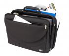 Maletin de 17" Sumdex poli�ster negro PON-303