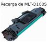 Recarga de Cartucho de Toner Samsung MLT-D108S