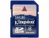 Memoria Secure Digital SDHC de 16 Gb. Kingston SD4/16GB