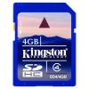 Memoria Secure Digital SDHC de 4 Gb. Kingston SD4/4GB