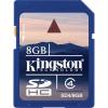 Memoria Secure Digital SDHC de 8 Gb. Kingston SD4/8GB