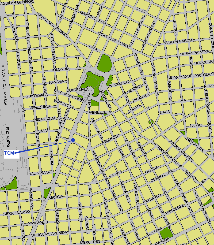 Mapa Alrededores TQM